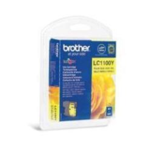Brother LC1100YBP - Giallo - originale - blister - cartuccia d'inchiostro - per Brother DCP-185, 385, 585, 6690, MFC-490, 5490, 5890, 6490, 990